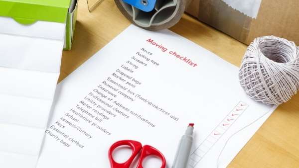 Use this list to make moving into your new home easier.